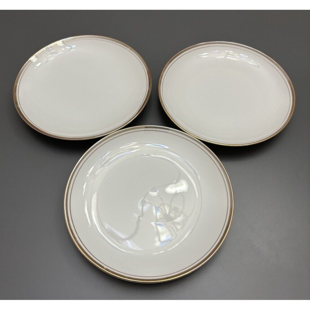 VNTG Royalton China Translucent Porcelain Japan Dessert Plates 6 3/8" Lot Of 3